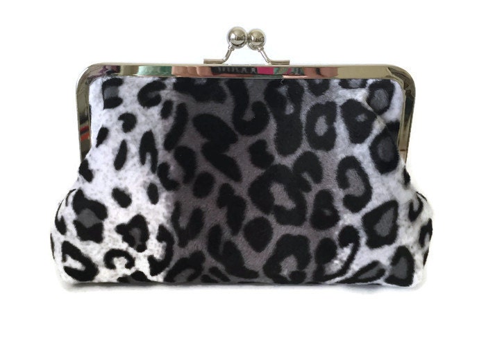 Leopard Clutch Purse animal print clutch bridesmaid clutch