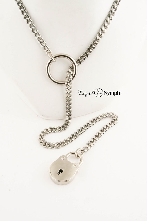 Choke Chain Flat Chain Day Collar Bondage Choker by LiquidNymph