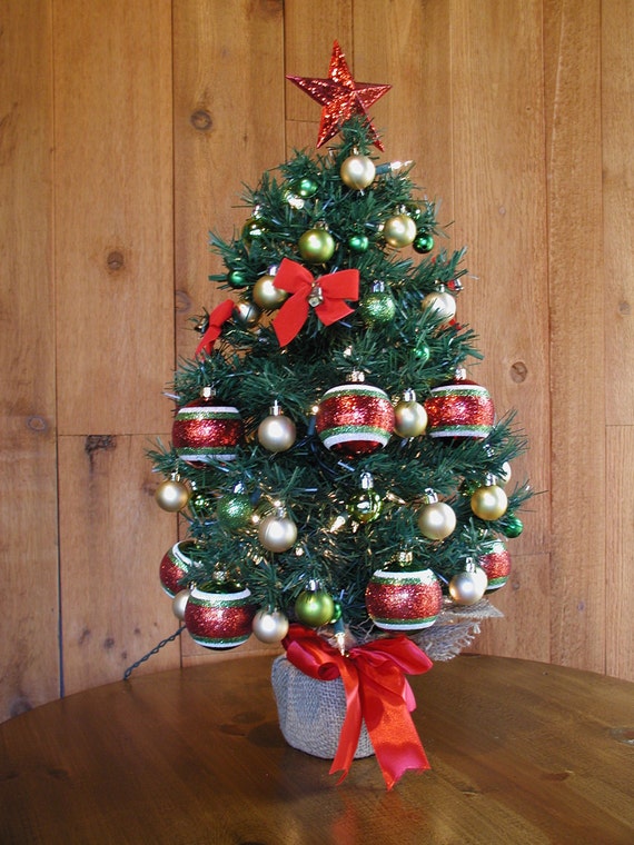 tabletop christmas tree fully decorated with 50 by tabletop christmas tree fully decorated with 50 by