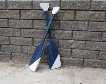 Nautical Oar Set. Small Oar Set. Lake Decor. Beach Decor. Nautical Decor. Oars. Wood Oars. Handmade Oars. Made To Order.