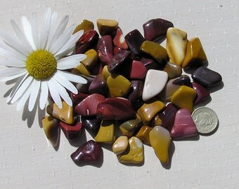 10 Mookaite Jasper Crystal Tumblestones, Chakra Crystals, Crystal Collection, Jasper Crystals, Meditation Stone, Aries, Energy Crystals