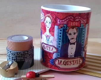 The Grand Budapest Hotel Mug / Wes Anderson fan / fun gift for boyfriends/bestfriend birthday/statement mug/ unique coffee mug/Ralph Fiennes