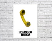 Stranger Things Minimalist Art Poster Print