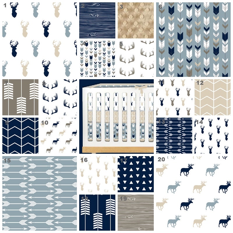 Woodland Crib Bedding Rustic Woods Baby Boy Nursery Bedding 🔎zoom - Woodland Crib Bedding Rustic Woods Baby Boy Nursery Bedding