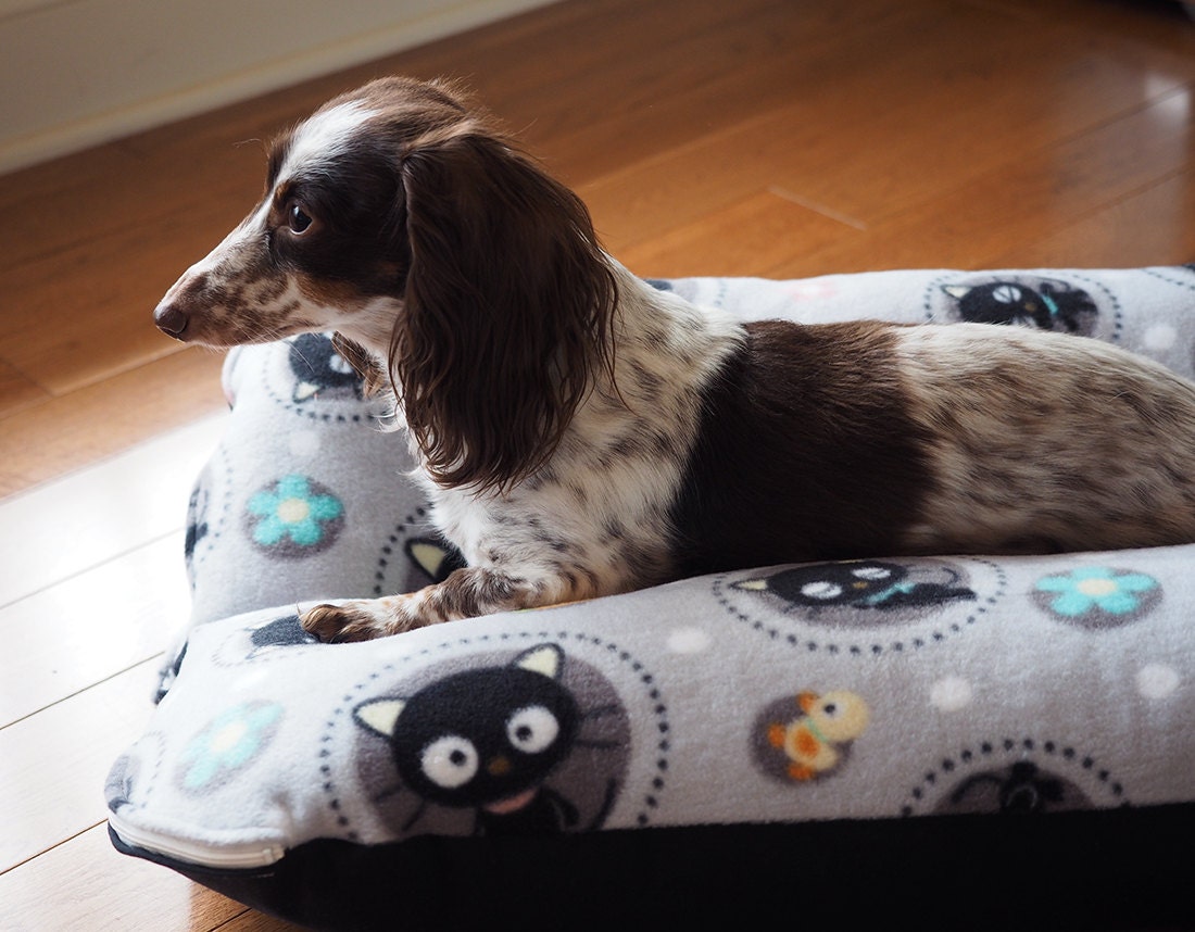 Bunbed Dachshund Dog Bed Small Dog Bed Sanrio CHOCOCAT Gray