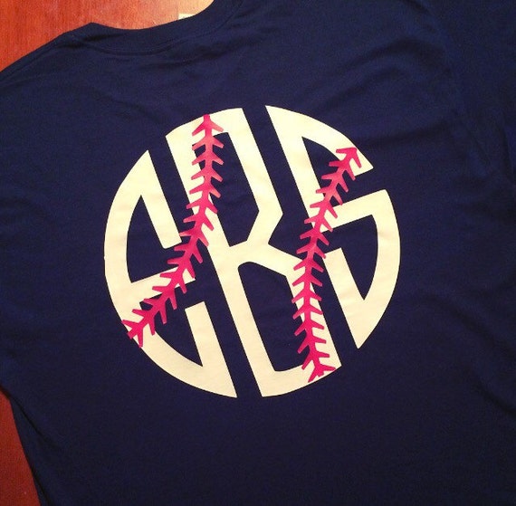 monogram baseball shirt