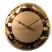 Wall Clocks - Modern Wood - Mosaics and Wood - Real Wood Colors - No Stains or Dyes