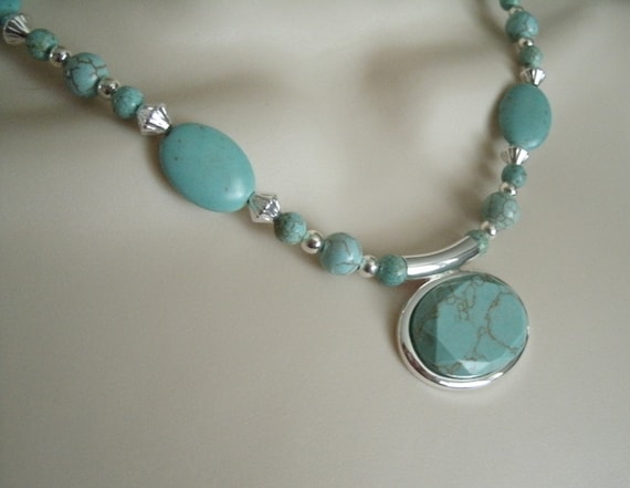 Turquoise Necklace southwestern jewelry southwest by Sheekydoodle