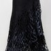 Reserved for Desiree Felted wrap skirt black charcoal lace Felt light luxury all season open work Regina Doseth handmade in Lithuania EU