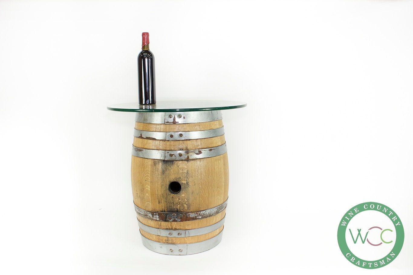 NAPA Hydria Mini Wine Barrel Side Table