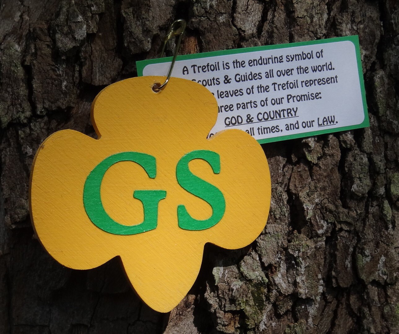 Set of Ten 10 Girl Scout Trefoil Emblem Symbol ReadyMade