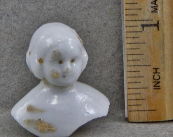 Vintage German 1840-1870, Biedermeier Doll Head for Altered Art Doll Making Art Doll