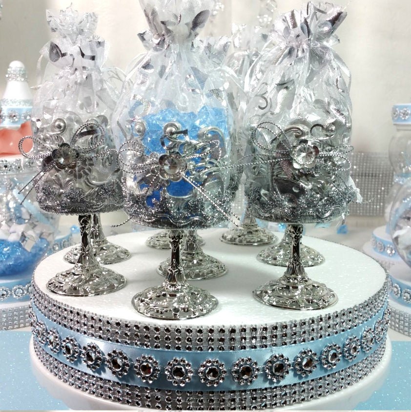 12 NEW Silver Favor Cups Wedding Favors or by PlatinumDiaperCakes