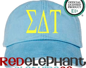 Sigma Delta Tau Hat, Monogrammed Baseball Cap, Personalized Baseball Hat, Sorority Gift, Embroidered Ball Cap, Monogrammed Baseball Hat