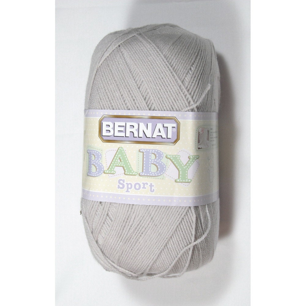 Bernat Baby Sport Big Ball Yarn Baby Grey 12.3 oz