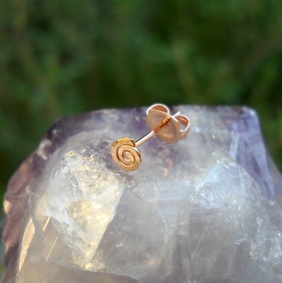 Nose Stud Nose Ring Nose Piercing Spiral Nose Ring 14K