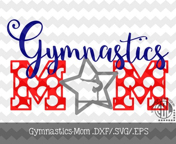 Gymnastics-Mom Decal Files .DXF/.SVG/.EPS for use with your