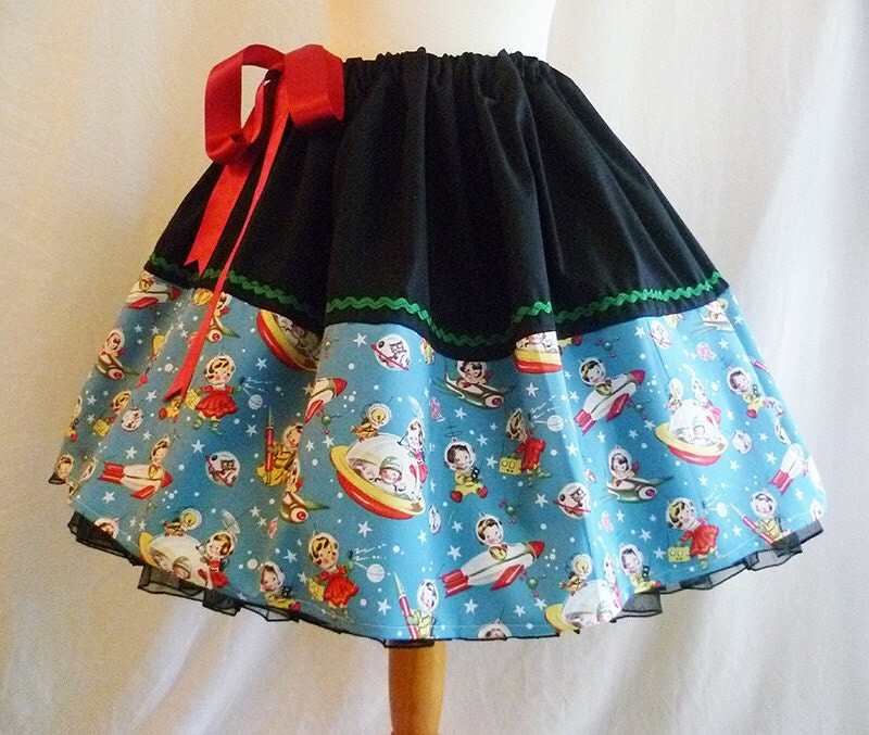 Womens Retro Clothing Kitsch Clothing Retro Style Skirt