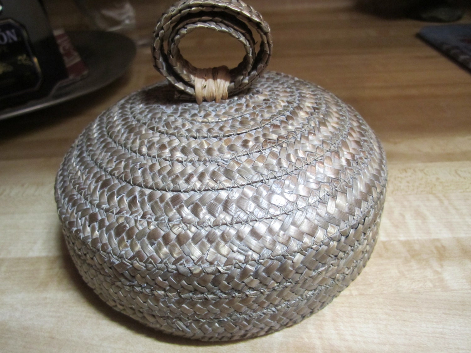 Straw Basket Vintage Dusting Powder Container Haute Juice straw-basket-vintage-dusting-powder-container-haute-juice