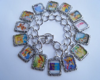 Winnie The Pooh Bracelet Altered Art Handmade when you order