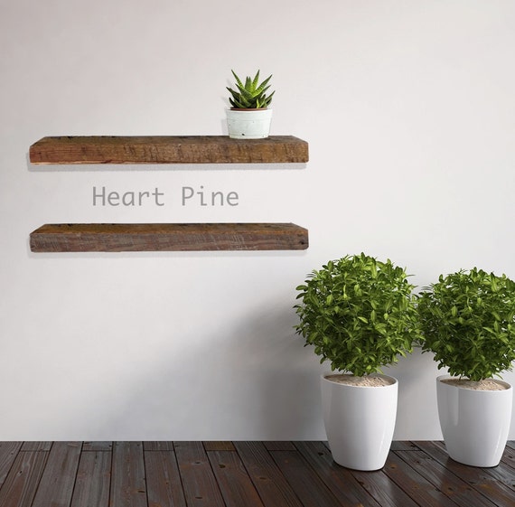 Floating shelf reclaimed wood 2x6 by SoundSideCarpentry on Etsy