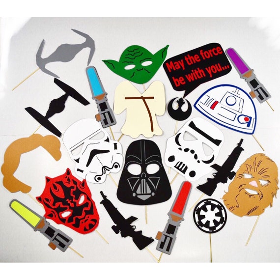 Star wars props photobooth 20 pc