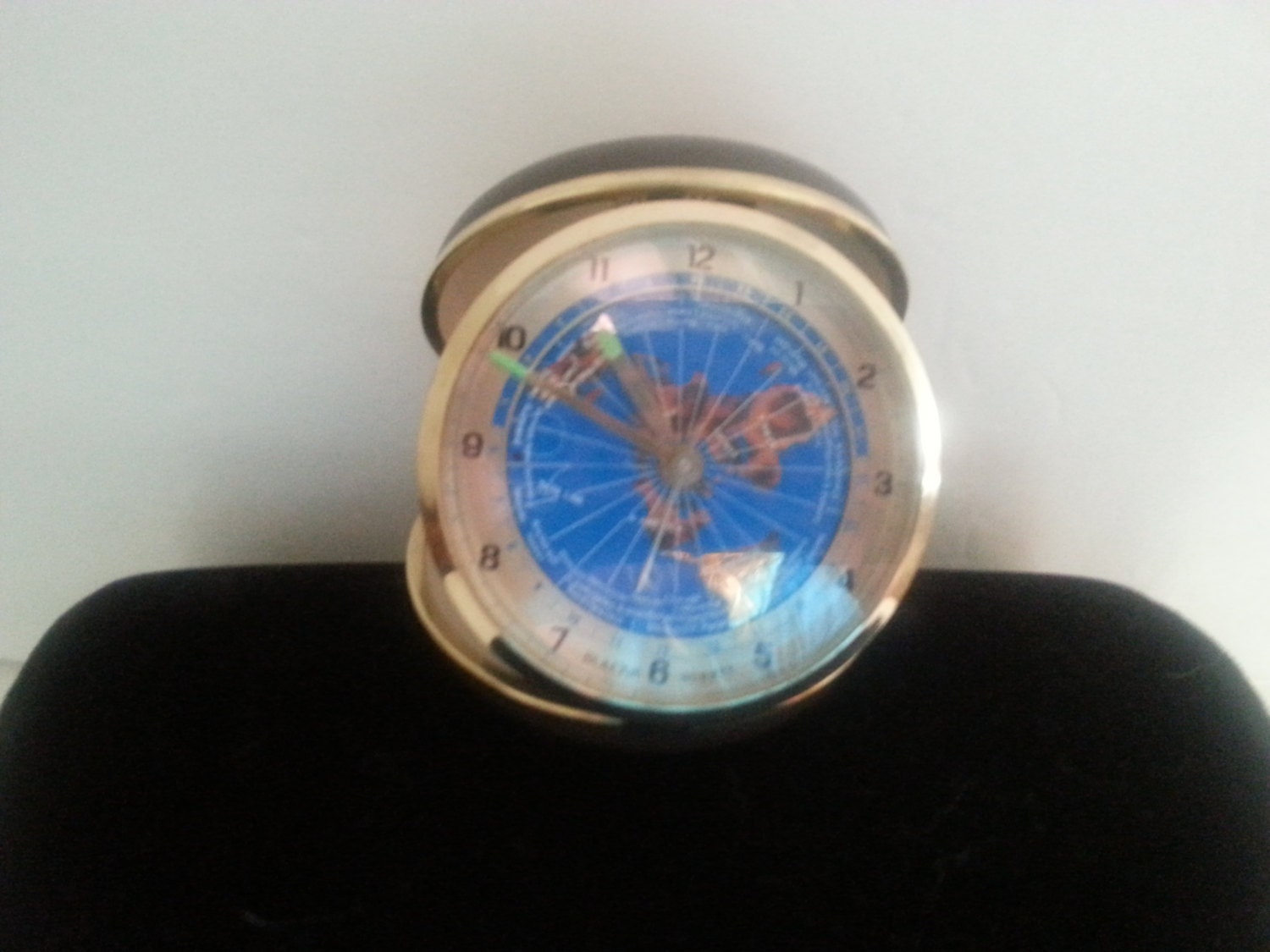 Bulova Travel Alarm Clock Vintage Working Clock 1960's