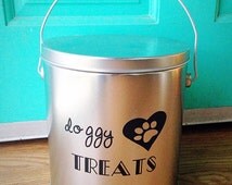 Unique dog treat tin related items | Etsy