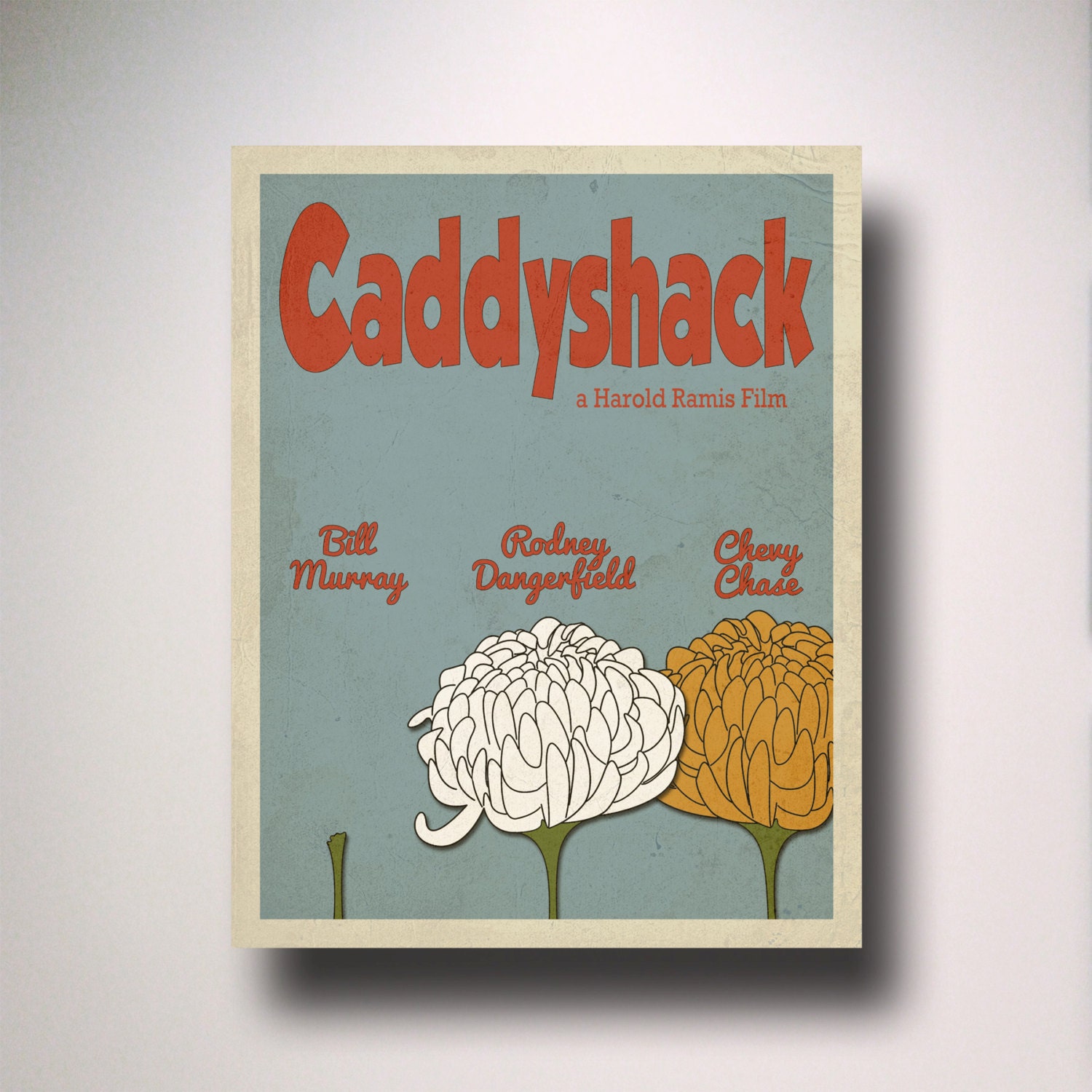 Caddy shack Minimalist Movie Poster / Wall Art / Movie Film