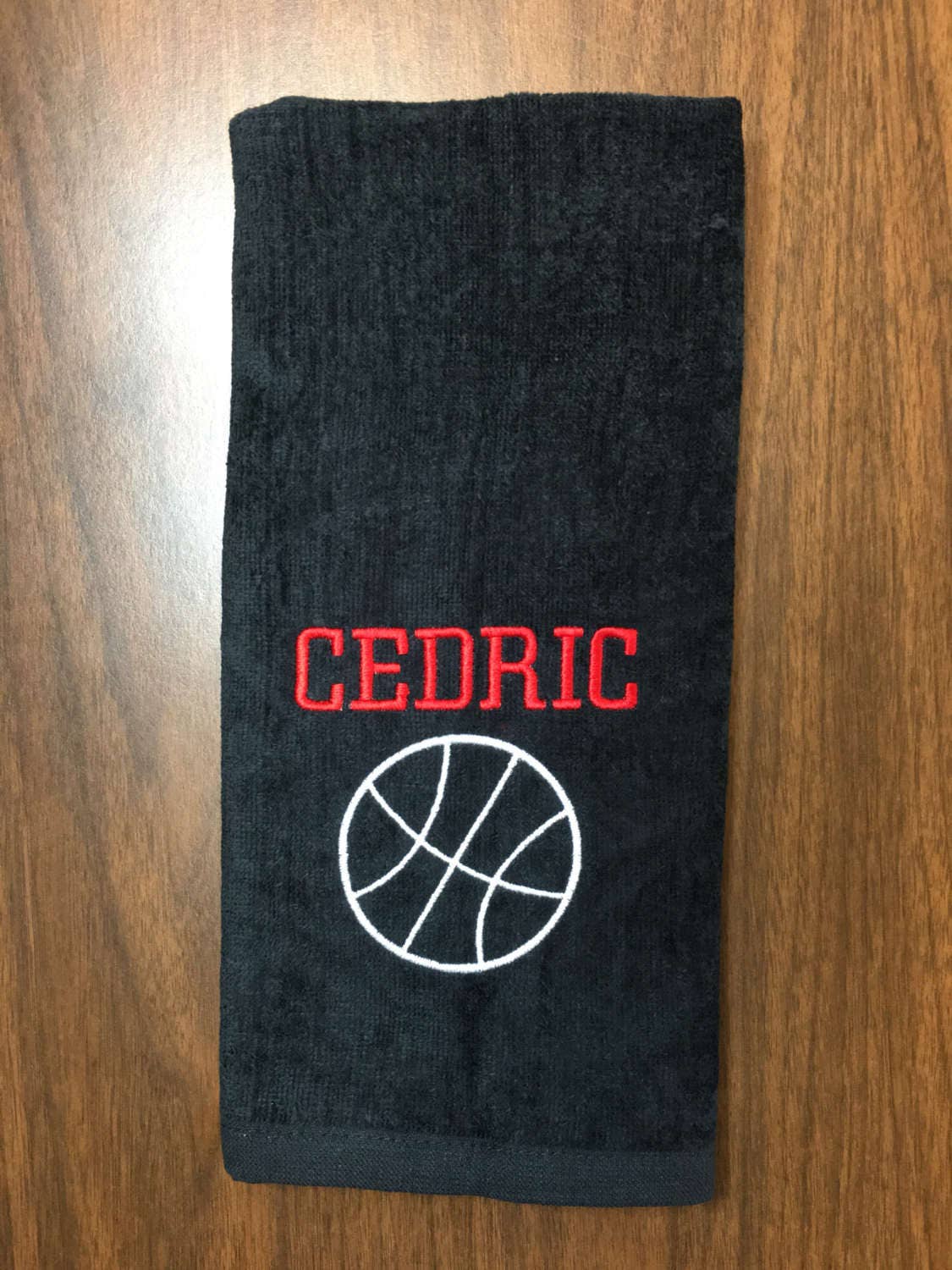 Personalized Basketball towel basketball by LindaKaysCreations