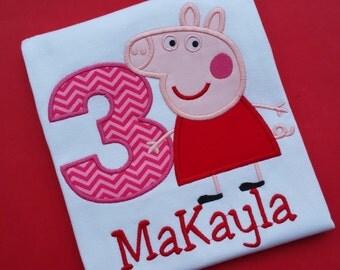 Peppa Pig Birthday shirt