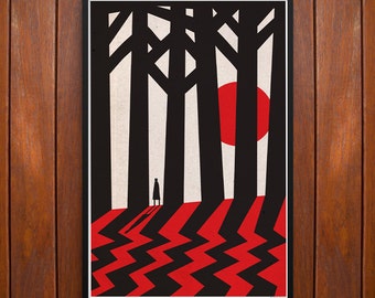 Twin Peaks Poster or Framed Print, Fire Walk With Me in the Black Lodge