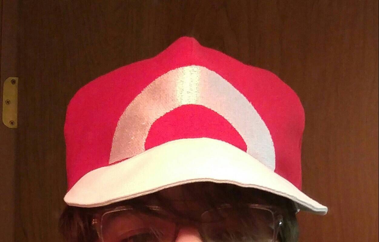 Pokemon Trainer Red hat Fire Red or LeafGreen by BadWolfCosplay