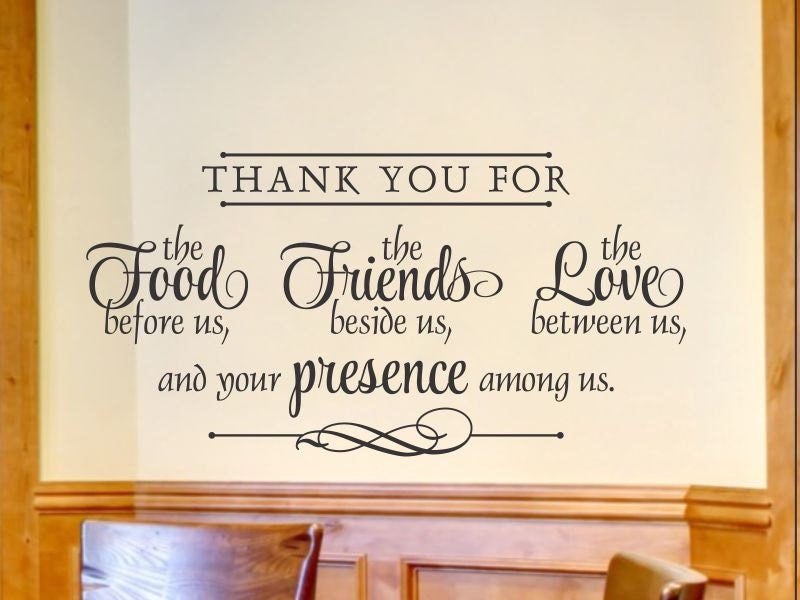 Religious Wall Decal Kitchen Wall Decal Religious Wall Decor