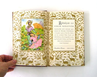Rubaiyat of Omar Khayyam RANDOM HOUSE 1947 Slipcase