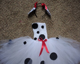Dalmatian Puppy Dog Tutu Dress Costume