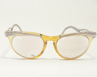 Vintage U/Z Cat Eye Eyeglass Frames, Vintage Cat Eye Glasses, 5 1/2 U/Z Glasses