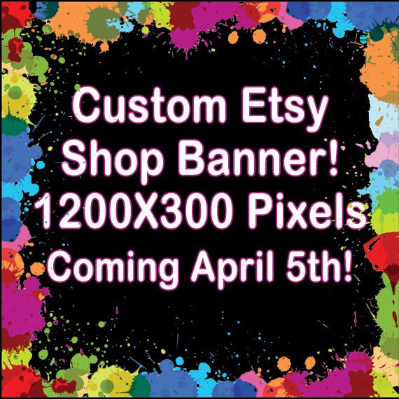 Custom ETSY COVER 1200 x 300 New Etsy Shop by StylePointDesign