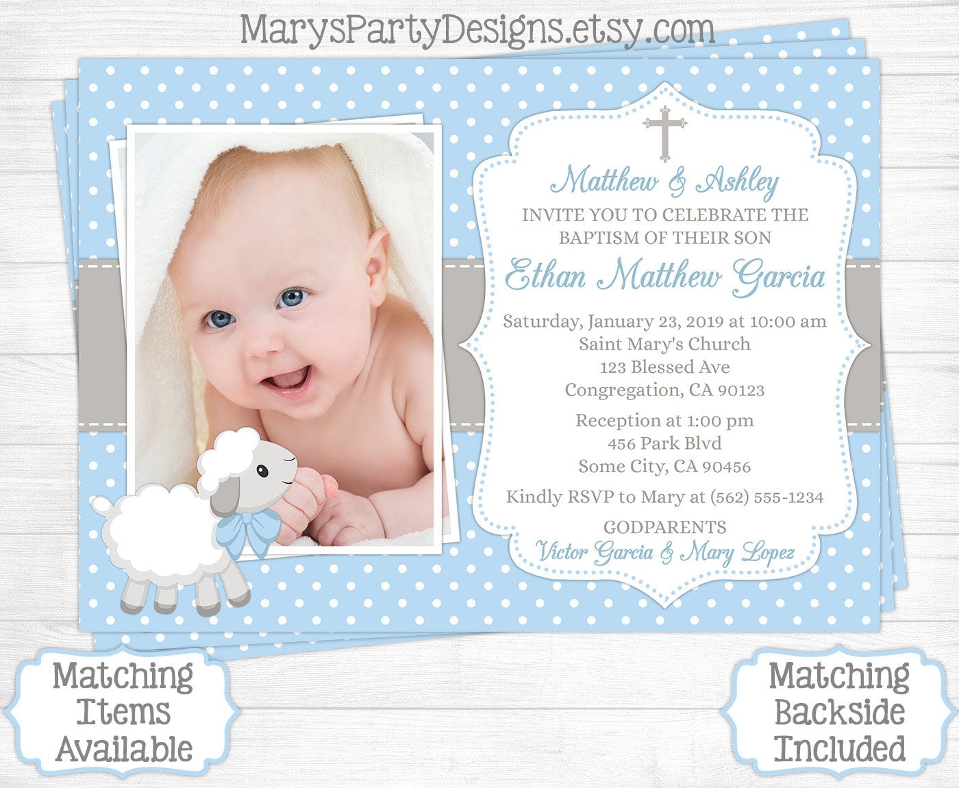 Invitations For Baptism 10