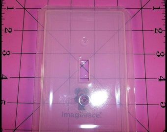 Single Standard Light Switch Plate Cover Flexible Plastic Resin Mold
