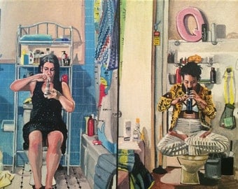 Broad City: Abbi and Ilana 12x16 prints from the original oil painting