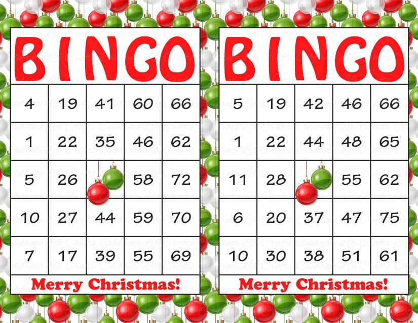 Merry Christmas Bingo