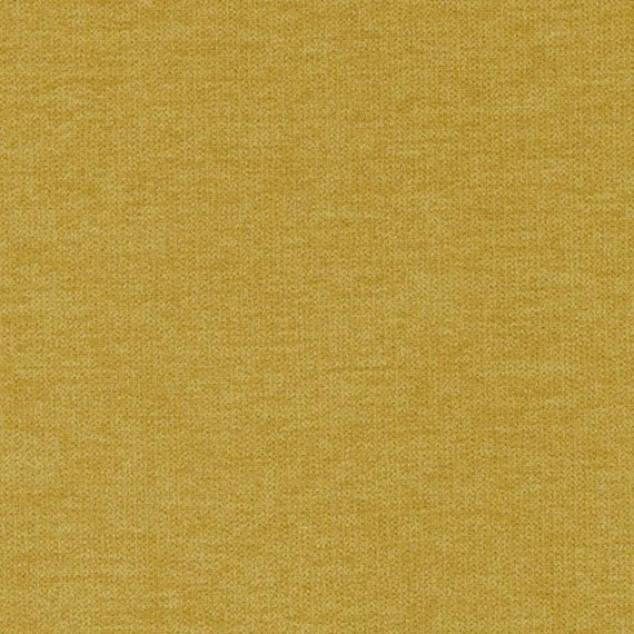 Gold Chenille Upholstery Fabric by the Yard Dark Yellow