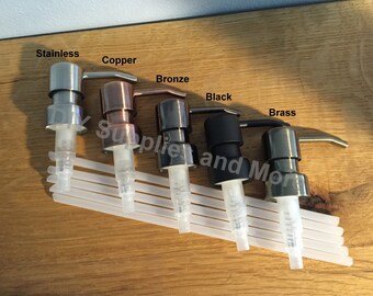 Soap Dispenser Pump for your Soap Dispenser - Chose your color for your DIY Craft, Mason Jar, Liquor Bottle Soap Pumps and more