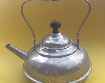 Small Steel Teapot & Kettle