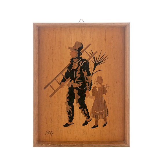 BG Buchschmid & Gretaux Marquetry Wood Inlay Germany