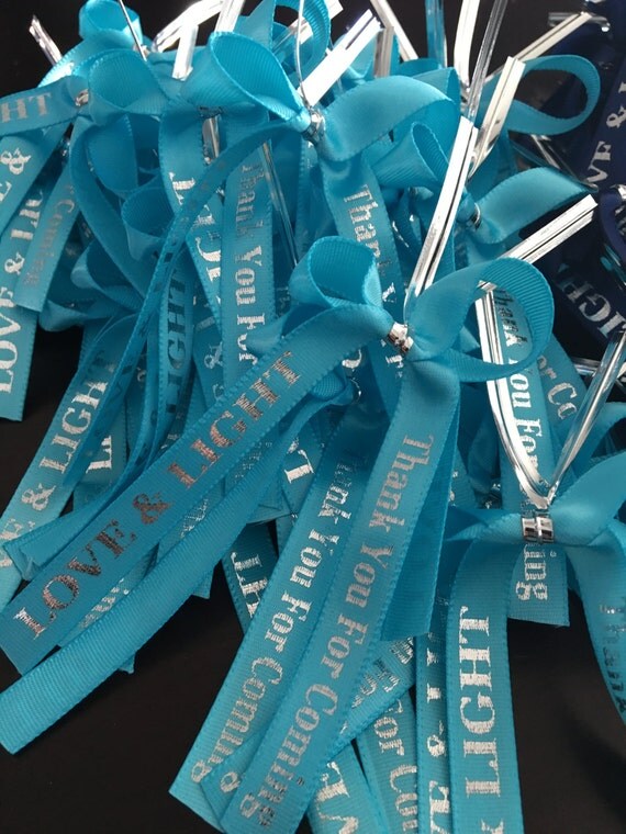 Already bowed Personalized Ribbon For Party Favors Custom