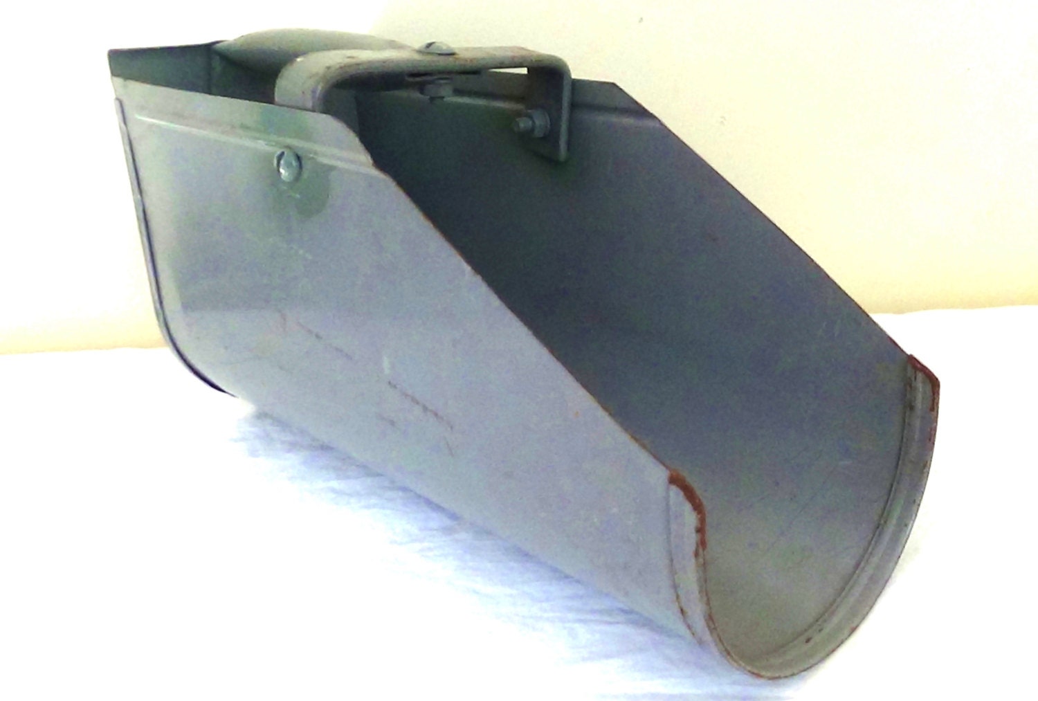 P43 Vintage Handmade Metal Grain Feed Scoop by VintageRoundtree