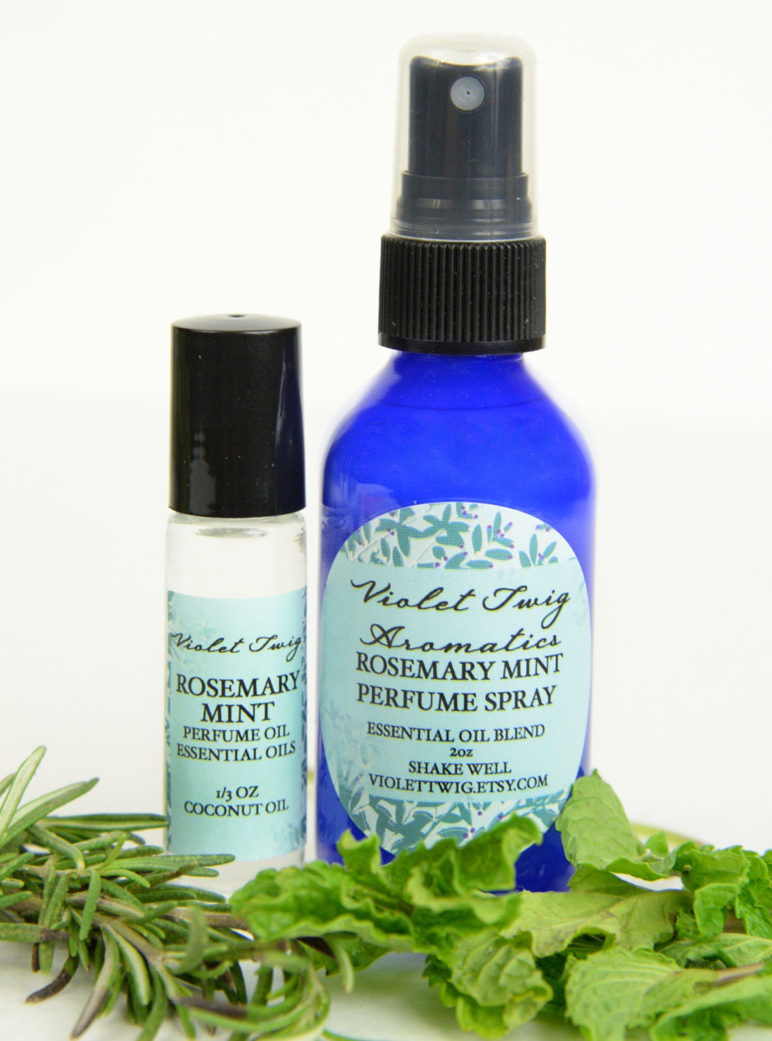 Rosemary & Mint Perfume Natural Perfume Rosemary Perfume