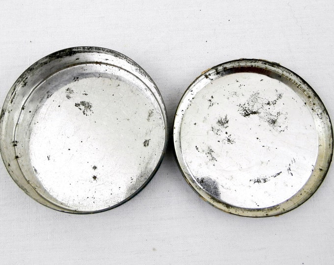 Antique French Metal Tin, Blue with Gold Lettering MGM Rifle Lead Shot, Retro Vintage Home Decor, Country, Brocante, Pellets, Industrial Antique French Metal Tin, Blue with Gold Lettering MGM Rifle Lead Shot, Retro Vintage Home Decor, Country, Brocante, Pellets, Industrial